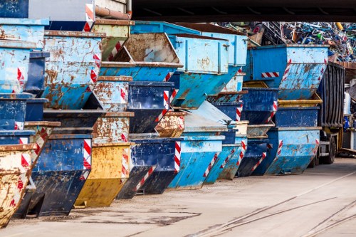 Handling hazardous demolition materials