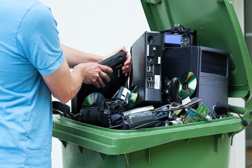 Eco-friendly rubbish sorting and recycling